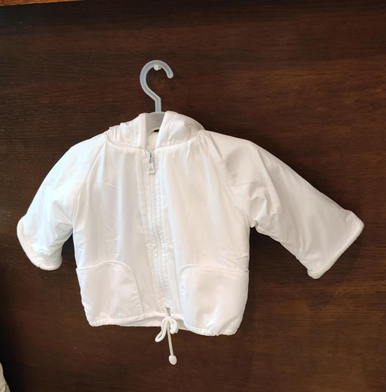 Cappotto bianco bimbo